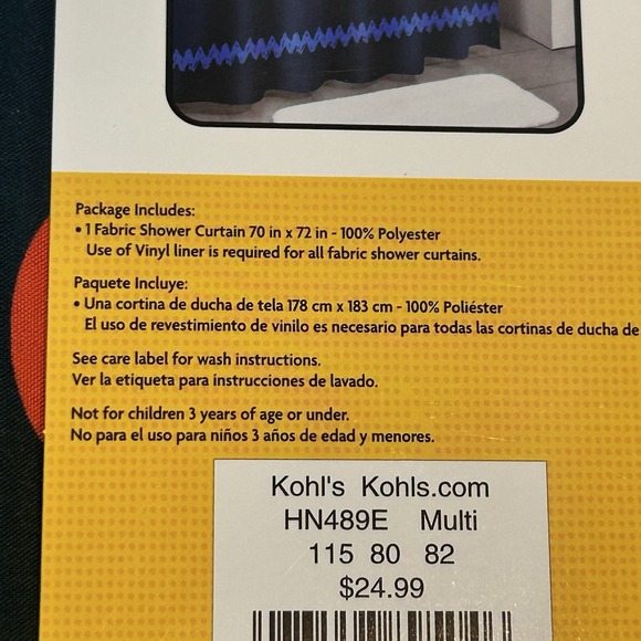 Peanuts Snoopy Patriotic Shower Curtain 70x72 "Good Grief" 75 Years U.S.A. New - Picture 5 of 5